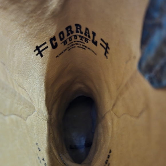 Corral Teal, Silver And Black Embellished Boots Size 8 EUC!! - Picture 11 of 12